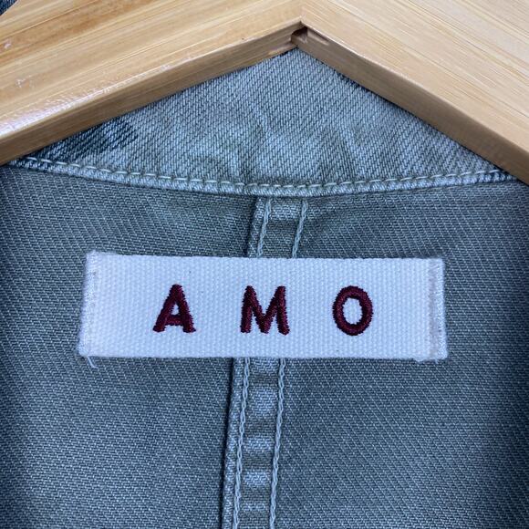 AMO Rosie Denim Jacket in Camo Print Small - Picture 5 of 9